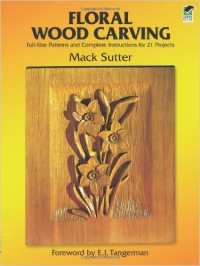 FLORAL WOOD CARVING