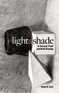 LIGHT AND SHADE - IN CHARCOAL PENCIL AND BRUSH DRAWING