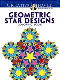 GEOMETRIC STAR DESIGNS - COLORING BOOK