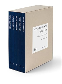 PETER ZUMTHOR - BUILDING AND PROJECT 1985 TO 2013 - SET OF 5 VOLUMES